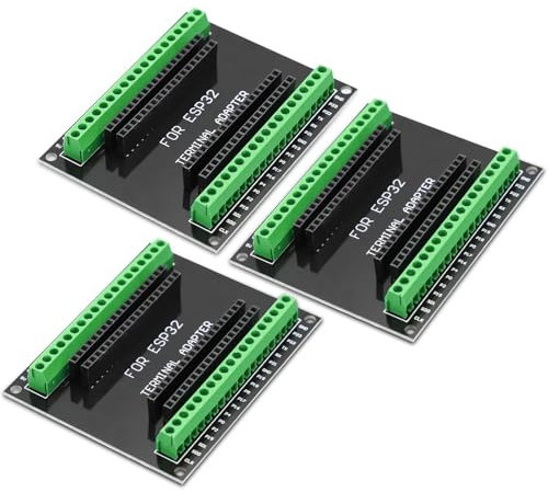 3 Stück ESP32 Breakout Board Erweiterungskarte Kits GPIO 1 in 2 38PIN für ESP WROOM 32 Microcontroller
