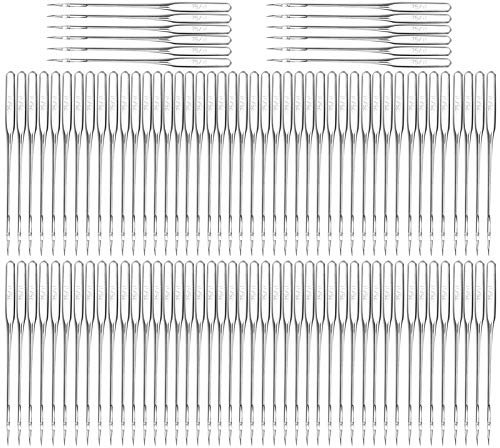 QANYEGN Nähmaschine Nadeln, Hochhärte Stahl Nähnadel, Quilten Stickerei Maschine Nadeln für Verschiedene Haus Nähmaschine (11#)