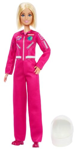 Barbie Astronaut Career of the Year Doll and Accessory | Fashion Doll with Pink Spacesuit & Helmet Accessory, Ages 3+, JKF77