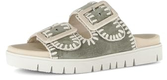 Gabor Damen Pantoletten, Frauen Clogs, Pantoletten,Best Fitting,Pine (19),43 EU / 9 UK
