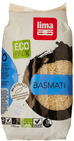Lima Riz Basmati Semi-complet 500 g - Lot de 3