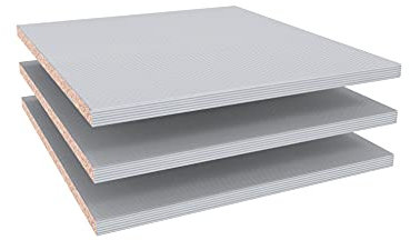 Wiemann Loft 3 Einlegeböden Streifendekor silber-grau BHT 47,5 cm x 2,2 cm x 51,5 cm