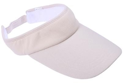 VORCOOL Sport Visor Cap Unisex Kappe UV Schutz Einstellbar für Sommer Tennis Golf Radfahren Angeln Laufen Jogging (Beige)