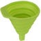 Fackelmann Entonnoir Pliable en Silicone 8,5 x 3,5-10 cm, Entonnoir Flexible (Couleur : Vert), quantité : 1