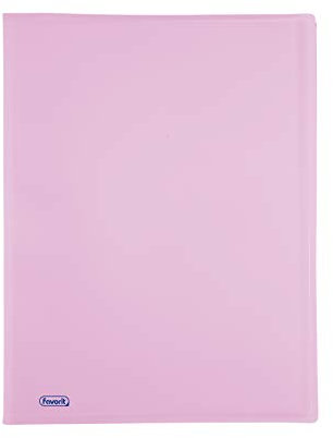 Favorit 400116607 Porte-vues P @ Stel avec 20 enveloppes lisses, format intérieur 22 x 30 cm, couleur Parme