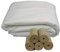 Wintervlies für Pflanzen, 1,5m x 10m, 120g/m², inkl. 5 Bänder, Frostschutz, Kälteschutz, Pflanzenschutz, weiß