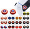 Para PS4 PS3 Xbox 360 Xbox One Switch Pro Wii u Controlador de Silicona Pulgar Grip Tapa Joystick Thumbstick (#C)