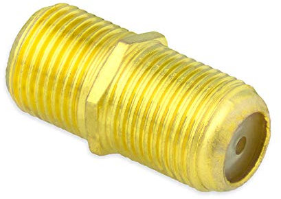 Tecbee 1x SAT F-Buchse Verbinder Kupplung Doppelbuchse Koaxial Kabel Adapter Verbinder