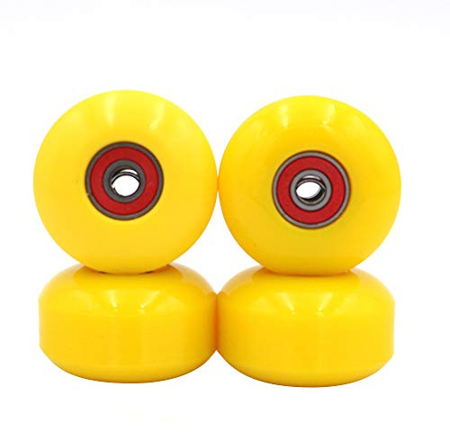 POFET Longboard Skateboard Wheels 60 * 45mm 78A, Replacement Wheels Also for Cruiser Pennyboard Waveboard Snakeboard,Good for Beginners,Set of 4