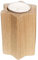 Hess Holzspielzeug 40029 - Teelichthalter in Sternenform, aus Holz, natur, ca. 9 cm, Dekoration für besondere Anlässe aus dem Erzgebirge