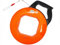 Elfcam® - Aiguille Tire-fil de Fer Pour Câbles Fibre Optique (FTTH & FTTx) et Éléctrique, 30 Mètres (Orange)