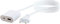 SCHWAIGER 658699 USB Ladeadapter Verlängerungskabel Type C USB 2.0 Ladegerät Ladeverlängerung Eurostecker Ladegerät Kabel 2,5 m weiß/grau
