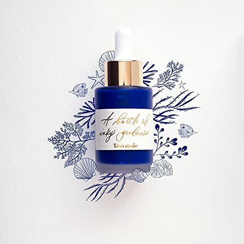 Tom’s Studio Calligraphy Ink | 30ml, Ultra Marine Blue | Water-Resistant Ink for Dip Pens & Brushes, with Pipette