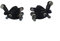 Pinza freno a disco anteriore e posteriore per mini moto veicolo elettrico scooter elettrico 2 tempi 47cc 49cc Dirt Bike per bambini (pacchetto 2)