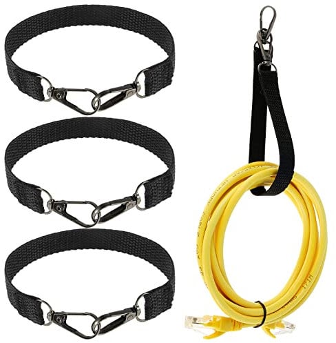 8pcs Heavy Duty Tape Holder Chain with Carabiner Hooks, Thong Waist Tape Hanging Lanyard Storage Chain for Pouch Bag Tool Box
