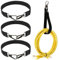 8pcs Heavy Duty Tape Holder Chain with Carabiner Hooks, Thong Waist Tape Hanging Lanyard Storage Chain for Pouch Bag Tool Box