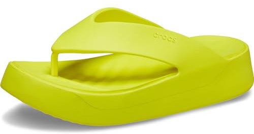 Crocs Women's Getaway Platform Flip, Acidity, 6 UK Women