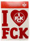 1. FC Kaiserslautern Aufkleber - I love FCK - 10 x 11 cm Sticker - Plus Lesezeichen I love Kaiserslautern