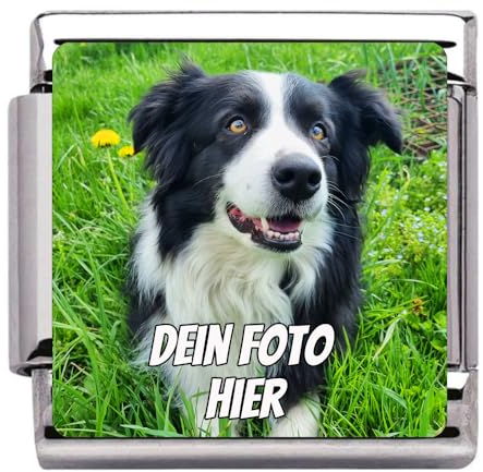 2Burned Italienisches Personalisiertes Foto Charms für Armband 9 mm Schmuck Personalisiertes Geschenk, fügen Sie Edelstahl Benutzerdefiniertes Bild