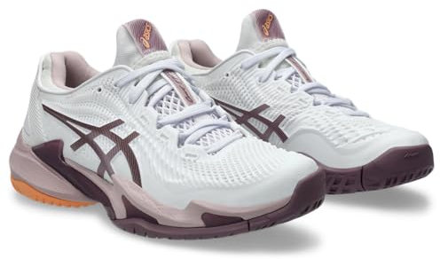 ASICS Damen Court FF 3 Sneaker, WEISSES/BERUHIGENDES Meer, 38 EU