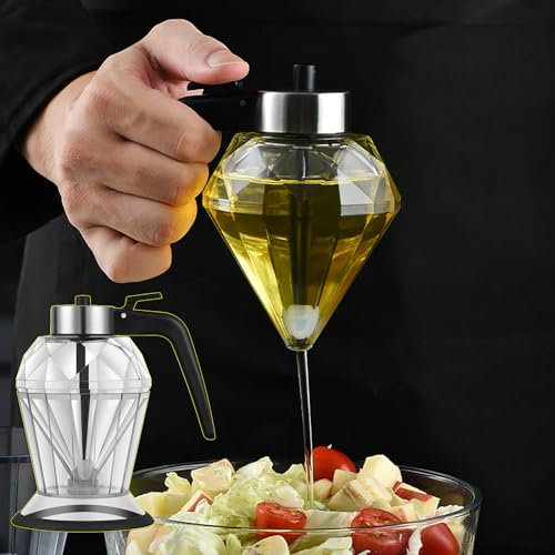 AMZTEMU Honey Pot - Drip Free Syrup Dispenser, Glass Jar (200ml)