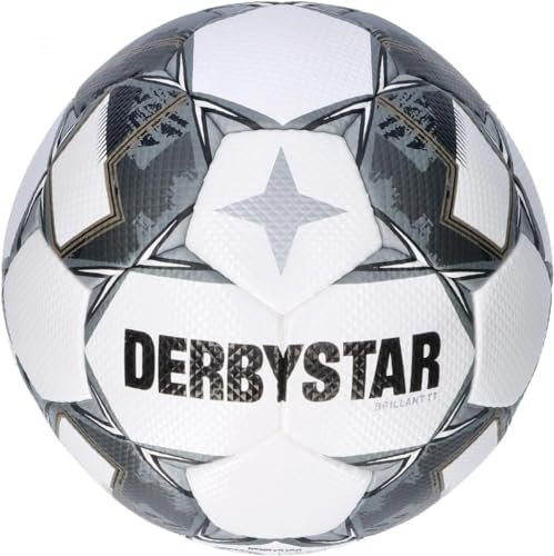 Derbystar Fussball Brillant TT v23 Weiss Gold Silber 5