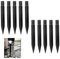 erdspieß Lampe,solarleuchten spieß ersatzteile,Kunststoff Erdspieß,gartenleuchte erdspieß Ersatz ABS Leuchten Stangen Ground Spikes für Yard Pathway Stangen Solarleuchten Spieß(10 Stück)