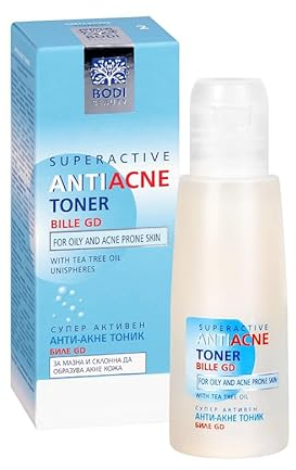BODI BEAUTY GD Clear skin Superaktives Tonikum mit Kräuterextrakte, Teebaumöl, Hydroxysäuren |porenreiniger gesicht & gesichtspflege| anti pickel und toner gesicht | für fettige und Mischhaut | 100ml