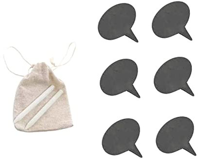 CIYODO 1 Satz Käsemarken-kuchenschild Schiefer Käse Käsedeckel Aus Schiefer Quadratische Etiketten Dessert-topper Käseeinsätze Dekor Schieferkäse-etikett Käsebrett Naturschiefer Black