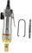 Gadpiparty Destornillador Neumático Herramienta De Precisión Destornillador Electrico Tornillo Destornillador Reversible Herramienta Neumática De Aire Destornillador Ajustable Acero Black