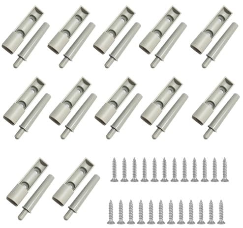 Qinsky Softclose Türdämpfer,12 PCS Türdämpfer mit Schrauben Schranktür Dämpfer Türdämpfer Schrank Multifunktional Türdämpfer Schubladen Dämpfer für Küchenschublade Schrank Möbel