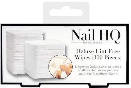 Nail HQ Deluxe Lint Free Wipes (300 Pieces)