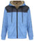 Generisch Veste en coton pour homme avec capuche et fermeture éclair - Manteau en spray imperméabilisant, bleu, M