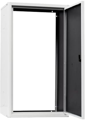 Copricaldaia Coibentato da Esterno e Interno in Lamiera Preverniciata Bianco-Grigio SP. 6/10 – Dimensioni 100x55x43cm - Con Kit di Montaggio, QR code Istruzioni e Pellicola Protettiva – con Chiave