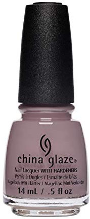 China Glaze Nail Lacquer with Hardeners, 14 ml, Head to Taupe