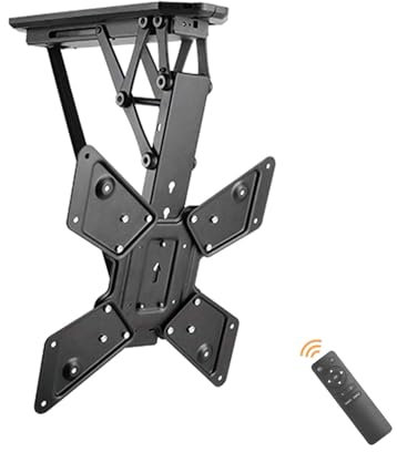 Allcam Electric Motorised TV Ceiling Bracket Compatible with most 32 - 55 LCD/LED TVS up to Mount Size 400x400