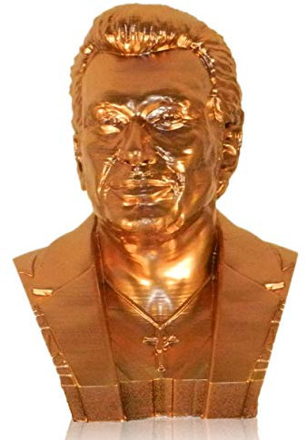 FGS Statue Buste de Johnny cuivre