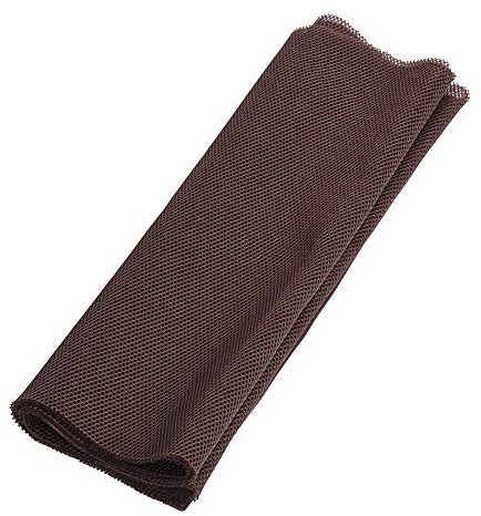 Tosuny Lautsprechertuch 1,4 * 0,5 m Anti-Staub-Mesh-Abdeckung Lautsprecher-Grilltuch Stereo-Mesh-Stoff Geeignet für große Resonanzkörper, Bühnensoundbox, KTV-Box usw. (Braun)