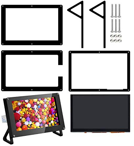OSOYOO 5 Inch DSI Touch Screen 800x480 LCD Display with Portable Mount Stand Holder Case for Raspberry Pi 4B 3B 3B+ 3A+ 2 | Plug and Play Monitor Compatible w Raspbain Ubuntu Kali RetroPie Windows 10