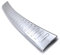 teileplus24 AL115 Ladekantenschutz Aluminium kompatibel mit Mitsubishi Outlander 3 2015-, Farbe:Silber