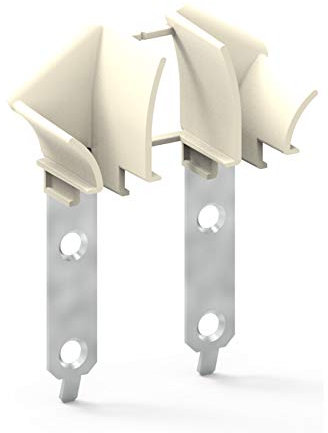 Lot de 2 paires d'entonnoirs universels pour volet roulant - Pour rail de guidage - Mini