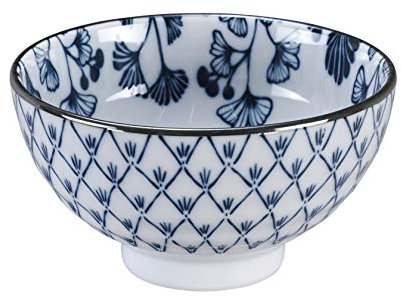 Blau / Weiße Schüssel Ahorn – Flora Japonica – 12 x 6,3 cm 300ml