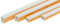ENVA® Electrical Cable Trunking, White Self Adhesive Paintable PVC Trunking Cable & Wire Tidy Plastic Electrical Conduit Mini Trunk (4, 40x25mm)