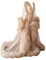 Robe de chambre kimono en tulle pour femme - Perspective de grossesse - Photographie de maternité - Beige - M