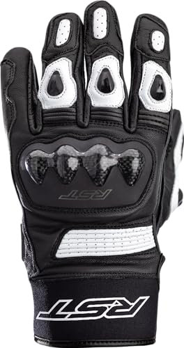 RST Freestyle II Motorcycle Gloves, black/white, L