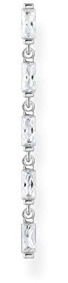 Thomas Sabo Einzel Ohrring weiße Steine 925 Sterling Silber H2184-051-14