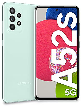 Samsung Galaxy A52s 5G SM-A528BLGDEUE Smartphone 16,5 cm (6.5) Double SIM Hybride Android 11 USB Type-C 6 Go 128 Go 4500 mAh Couleur Menthe