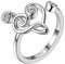 Aurora Tears Musikalische Note Einstellbare Ringe 925 Sterling Silber Harfe Violinschlüssel Offener Ring Schmuck für Frauen und Mädchen DR0131W