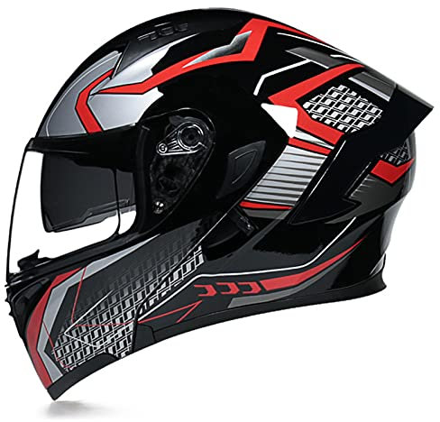 TERAM LOISIRS kompatibel mit reflektierenden Aufklebern weiß für Motorradhelme SHOEI