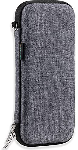 iDream365 Verbessertes Hartschalen-Federmäppchen für Audls, robuste Stifte-Tragetasche mit Reißverschluss, Grau